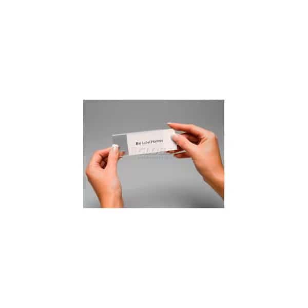 Aigner Tri-Dex TR-0813 Slide-In Label Holder 13 x 3 for Shelf Bins, Price per, PK2