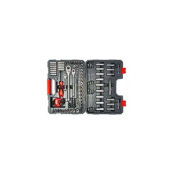 Crescent 1/4", 3/8" & 1/2" Drive SAE/Metric Mechanics Tool Set of 142 Pieces