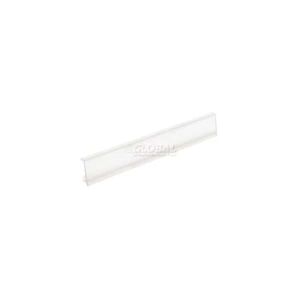 Nexel ABM48C Clear Label Holder 48"W x 1-1/4"H