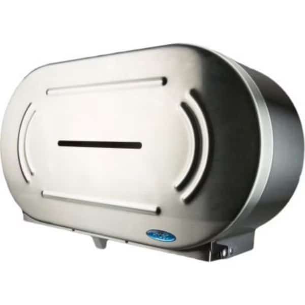 Frost Twin Jumbo Toilet Tissue Dispenser - Stainless Steel -