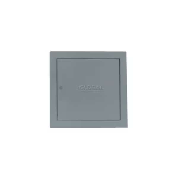Multi Purpose Metal Access Panel, Cam Lock, White, 14"W x 14"H