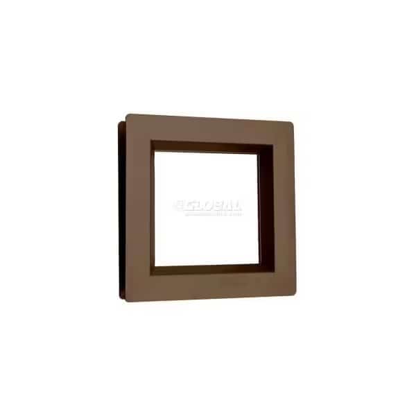 Steel Low Profile Beveled Slimline Vision Lite VSL0535B, 5" X 35", Bronze