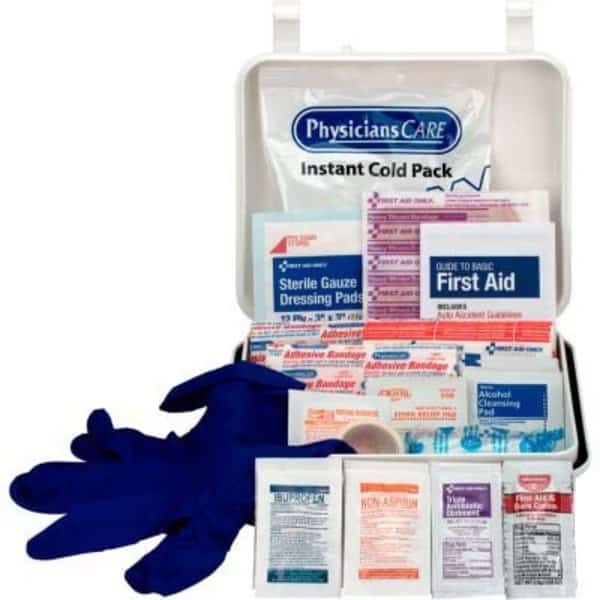 First Aid Only Travel First Aid Kit, Plastic Case, 68 Piece, 24PK