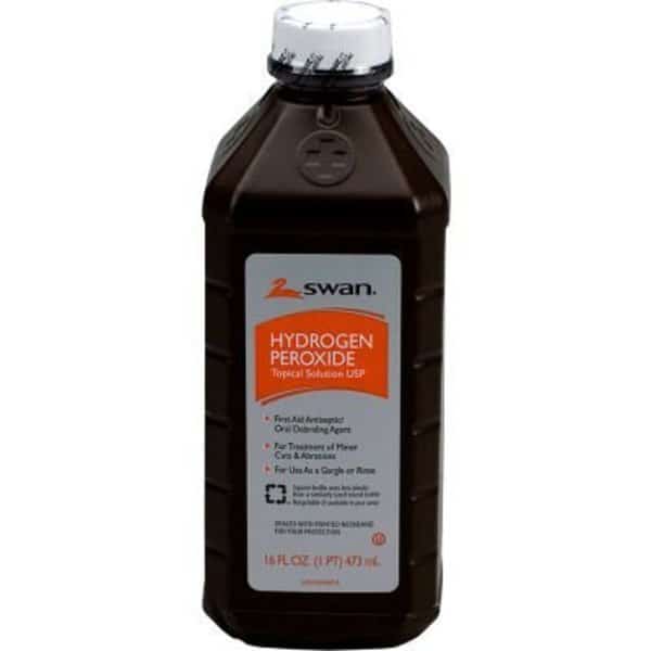 First Aid Only Hydrogen Peroxide 3%, 16oz, 12PK