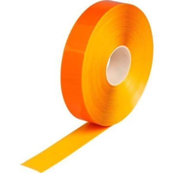 BradyÂ ToughStripeÂ Max Floor Marking Tape, Vinyl, 2"W x 100'L, Yellow
