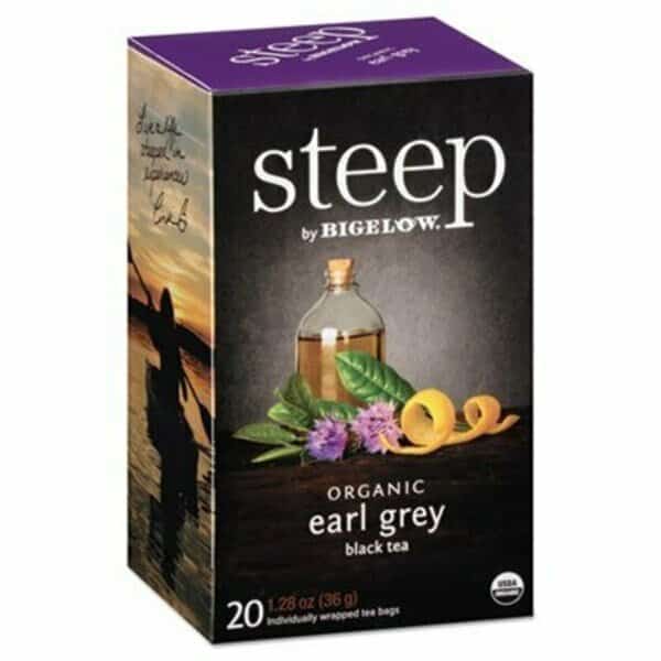 Bigelow, Steep Tea, Earl Grey, 1.28 Oz Tea Bag, 20PK