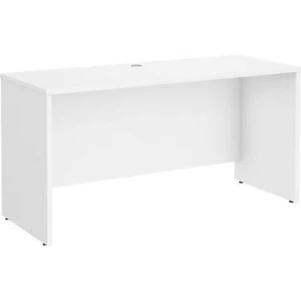 Bush Furniture 60in Credenza Desk - White - Studio C Series