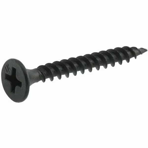 Drywall Screw, #6 x 1 in, Flat Head