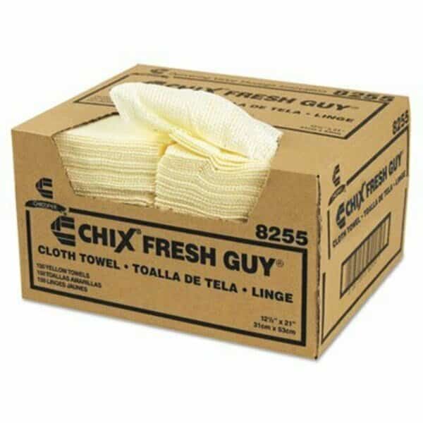 Chix, Fresh Guy Towels, 13 1/2 X 13 1/2, Yellow, 150PK