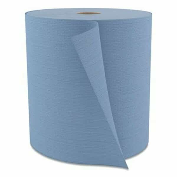 Cascades, TUFF-JOB SPUNLACE TOWELS, BLUE, JUMBO ROLL, 12 X 13, 475/ROLL