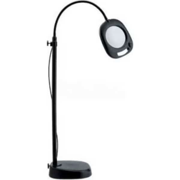 Daylight Naturalight 44in Black Floor & Table Magnifying Lamp