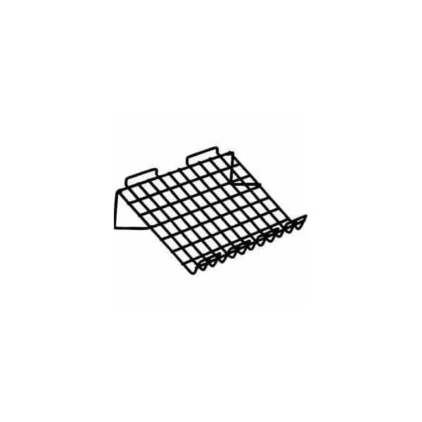 Sloping Shelf W/ 3" Lip - Semi-Gloss Black
