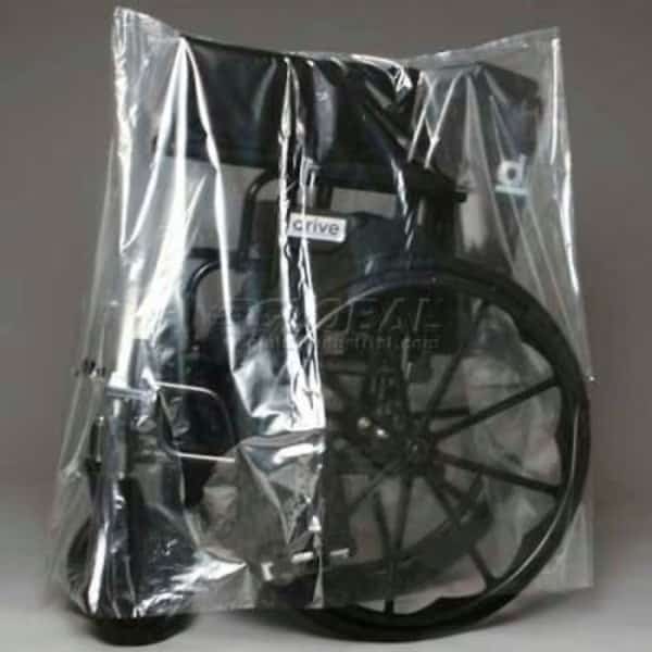 Low Density Equipment Cover on Roll, 1 mil, 12in x 8in x 26in, Clear, Pkg Qty 500