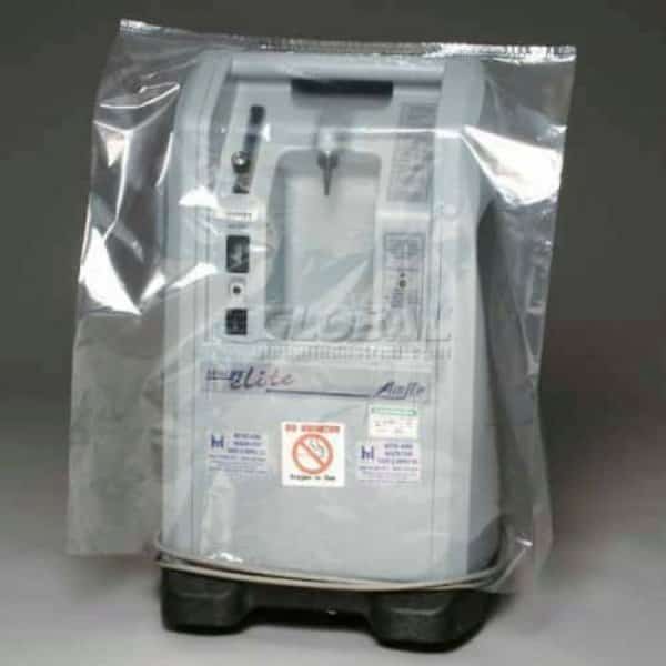 Low Density Equipment Cover on Roll, 1 mil, 18in x 15in x 21in, Clear, Pkg Qty 250
