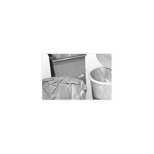 High Density 7-10 gal. Trash Can Liner, 6 Microns, 24in x 24in, Pkg Qty 1000