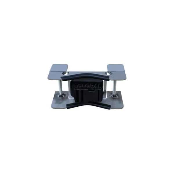 Stainless Steel Bench Mount Bracket, 8"W x 4-1/4"D x 4-1/4"H, 1 Cylinder Capacity