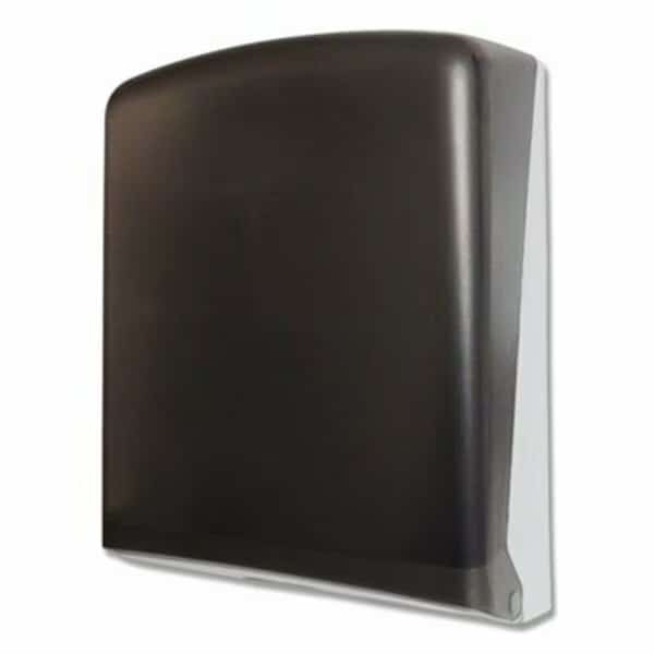 , FOLDED TOWEL DISPENSER, 11in X 4 1/2in X 14in, SMOKE