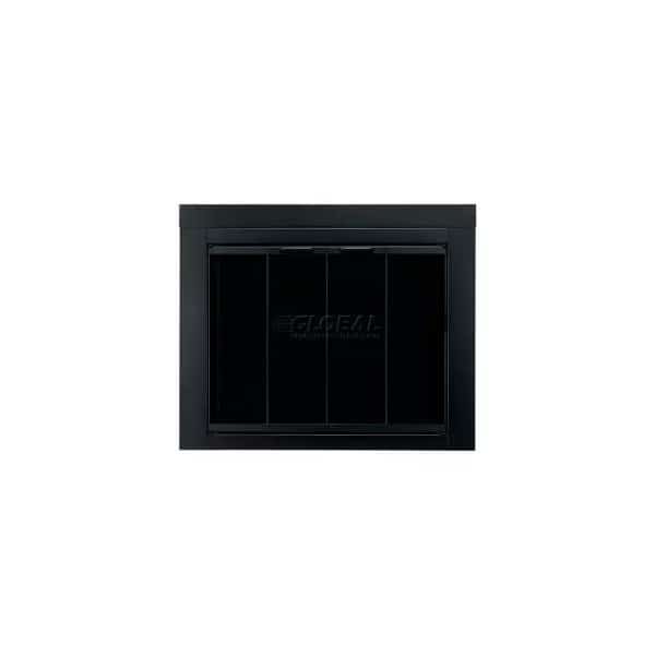Pleasant Hearth Ascot Fireplace Glass Door Black AT-1002 43-1/2"L x 33"H
