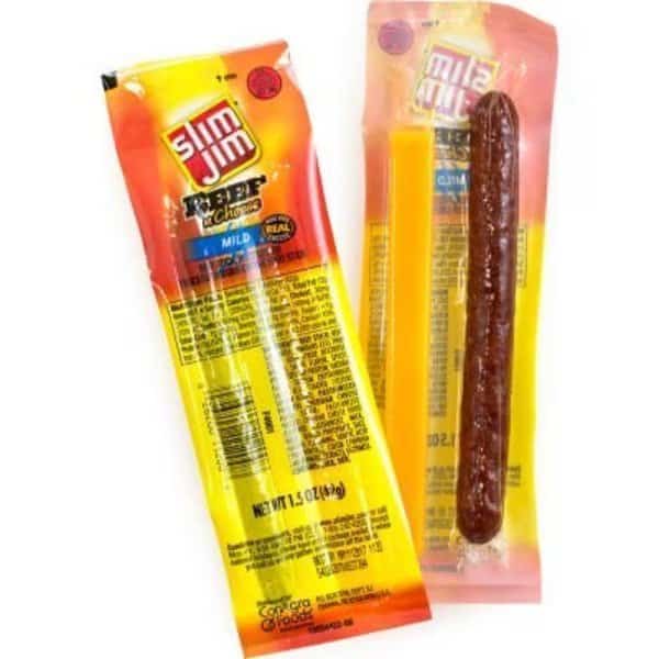 Slim Jim Beef and Cheese, 1.5 oz, 18 Count