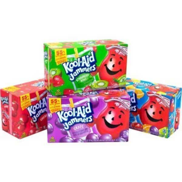 KOOL-AID JAMMERS Juice Pouch Variety Pack, 6 oz, 40 Count