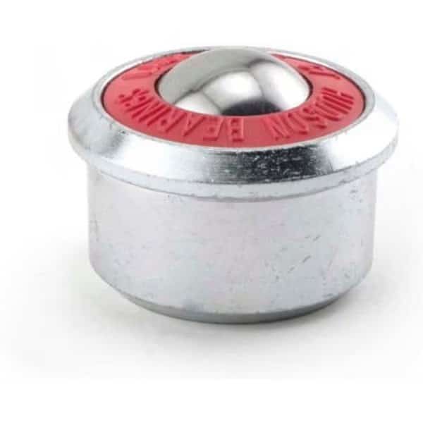 Hudson Bearing Heavy Duty 1-3/16 Carbon Steel with Plastic Cover Drop-In Ball Transfer