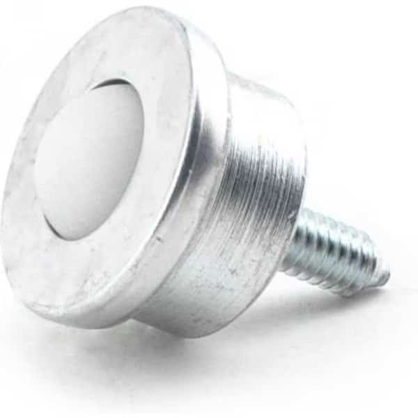 Hudson Bearings 5/8in Nylon Main Ball with 1/4in Stud in Carbon Steel Housing