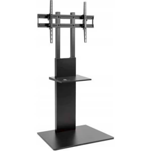 TygerClaw Slim TV Floor Stand with Equipment Shelf For 37in- 70in TVs