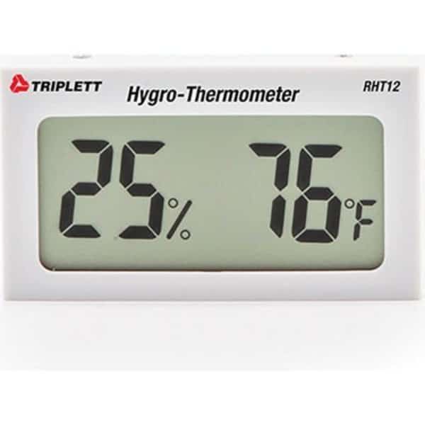 Triplett Hygro Thermometer, Dual Display for Humidity/Temperature