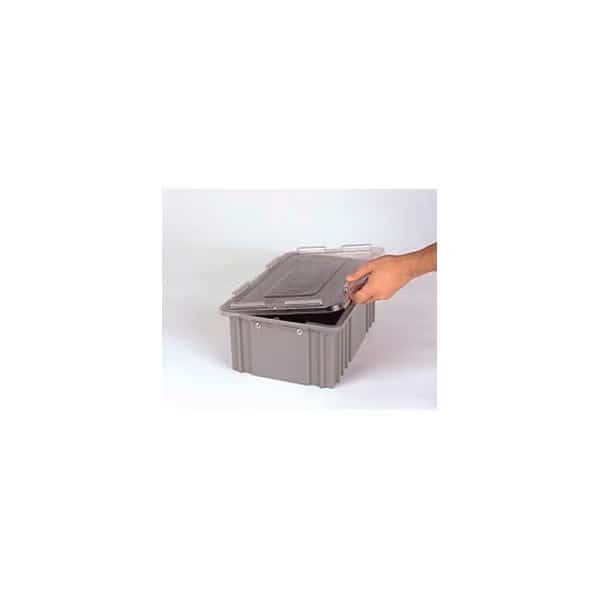 LEWISBins Heavy Duty Snap-On Cover 1000 Series CDC1020, Clear