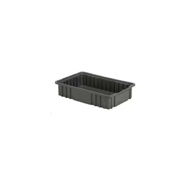 LEWISBins Divider Box NDC2035 16-1/2" x 10-7/8" x 3-1/2", Gray