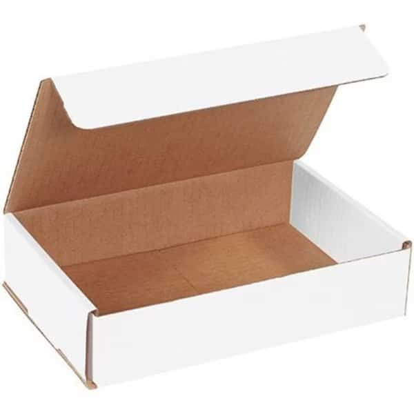 Corrugated Mailers, 9"L x 6"W x 2"H, White