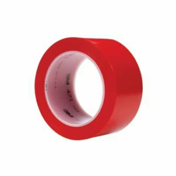 Vinyl Floor Marking Tape 471, 2In X 36 Yds, Red