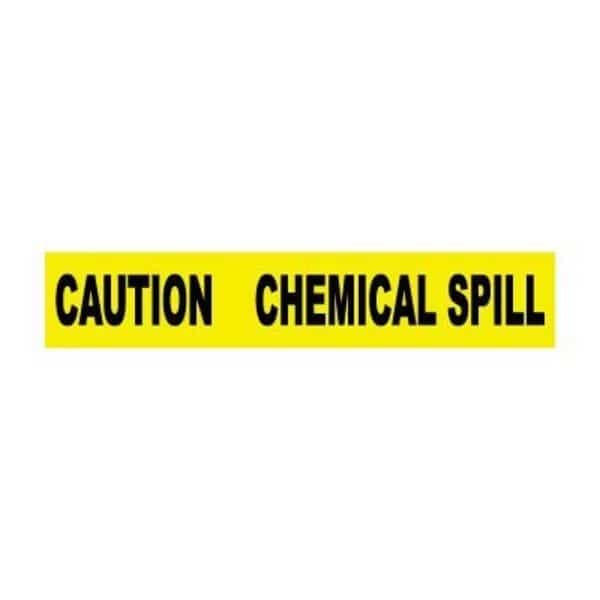 Printed Barricade Tape - Caution Chemical Spill