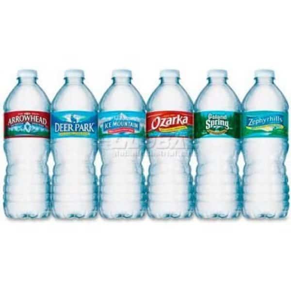 Nestle Premium Spring Bottled Water, 16.91 Oz, 24/Carton