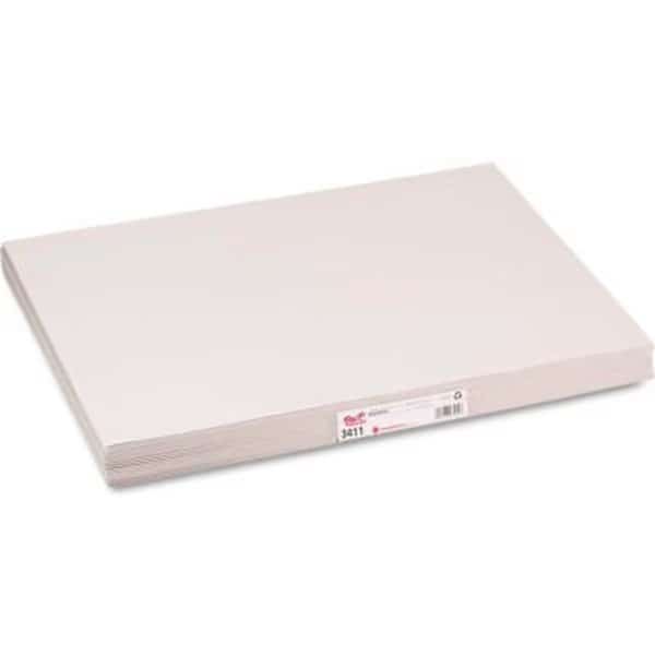 Pacon White Newsprint, 30 lbs., 18 x 24, White, 500 Sheets/Pack