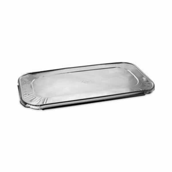ALUMINUM STEAM-PAN LIDS, 1/3 SIZE, 12.31 X 6.19, 200PK