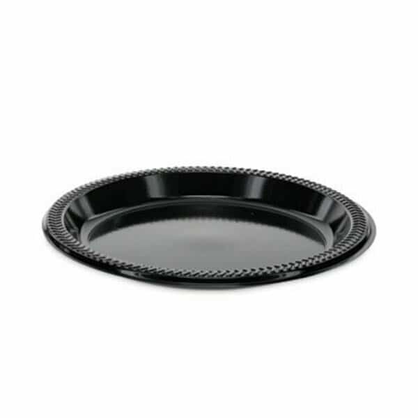 Pactiv, PRAIRIEWARE OPS DINNERWARE, PLATE, 8.88in DIAMETER, BLACK, 400/CARTON, PK400
