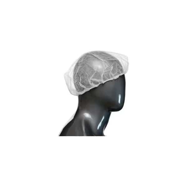 West Chester White Bouffant Cap, 18"L, 100/Dispenser Box, 10 Boxes/Case, Pip, Mfr#: UB-18-1000