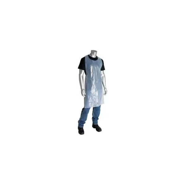 PIP Light Weight Embossed Polyethylene Apron, 46" X 28"
