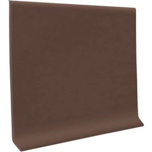 Vinyl Wall Base 4in x 48in Burnt Umber