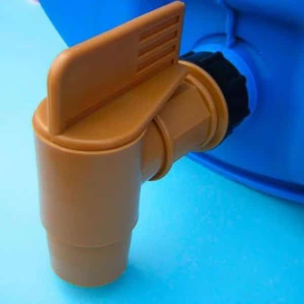 HFDT 2in High Flow Polyethylene Plastic Drum Faucet