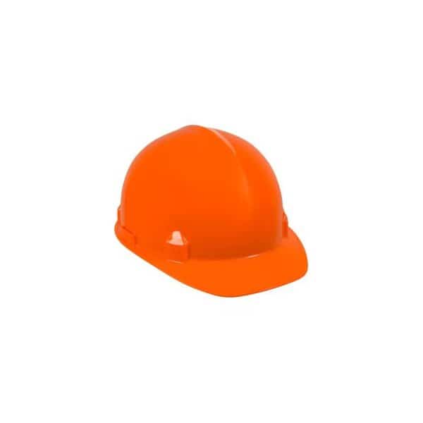 Jackson Safety SC-6 Safety Hard Hat, 4-Pt. Ratchet Suspension, Cap-Style, Orange