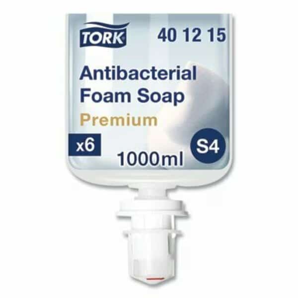 Tork, PREMIUM ANTIBACTERIAL FOAM SOAP, UNSCENTED, 1 L, 6PK