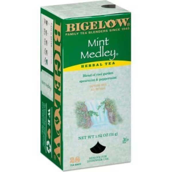 Bigelow Mint Medley Herbal Tea, 28/Box