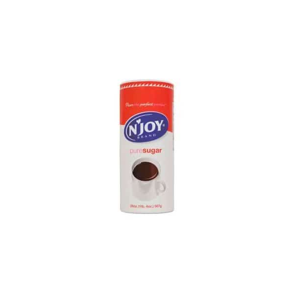 N'Joy Pure Sugar Cane, 20 oz Canister, 3/Pack