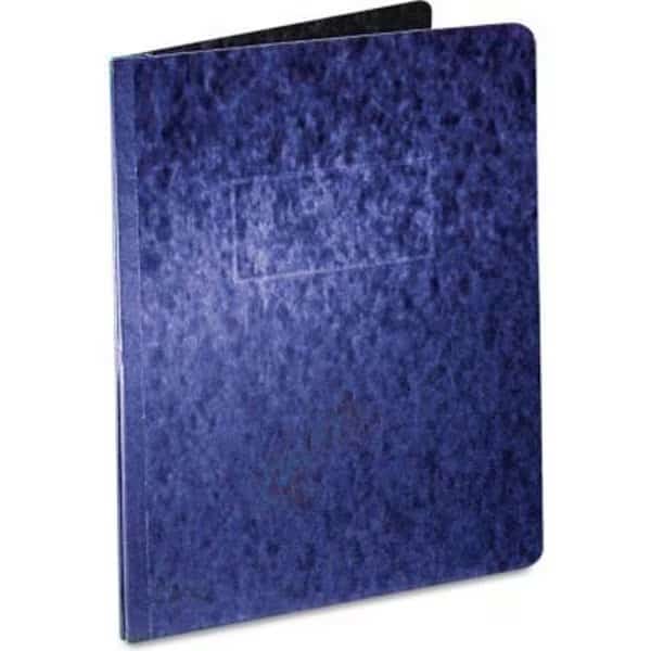 Oxford Pressboard Report Cover, 2 Prong Fastener, Letter, 3in Capacity, Dark Blue