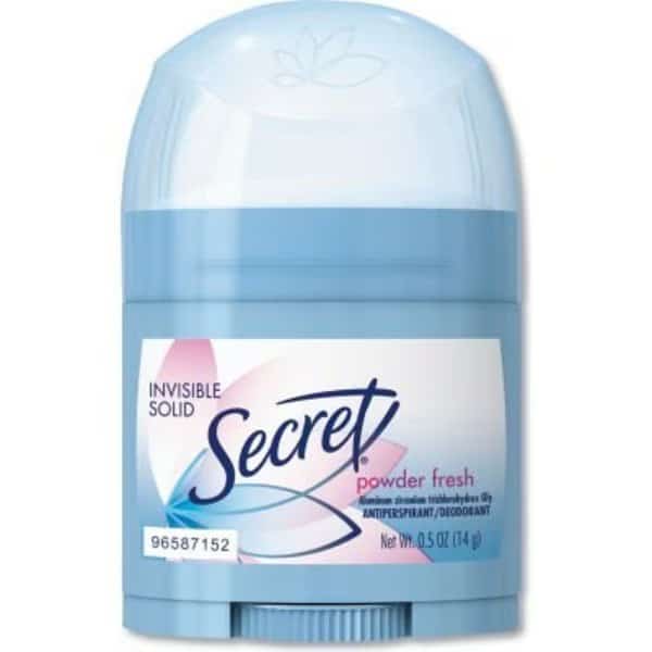 Invisible Solid Anti-Perspirant And Deodorant, Powder Fresh, 0.5 Oz Stick