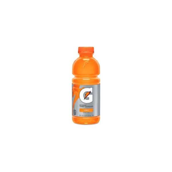 G-Series Perform 02 Thirst Quencher, Orange, 20 oz Bottle, 24/Carton