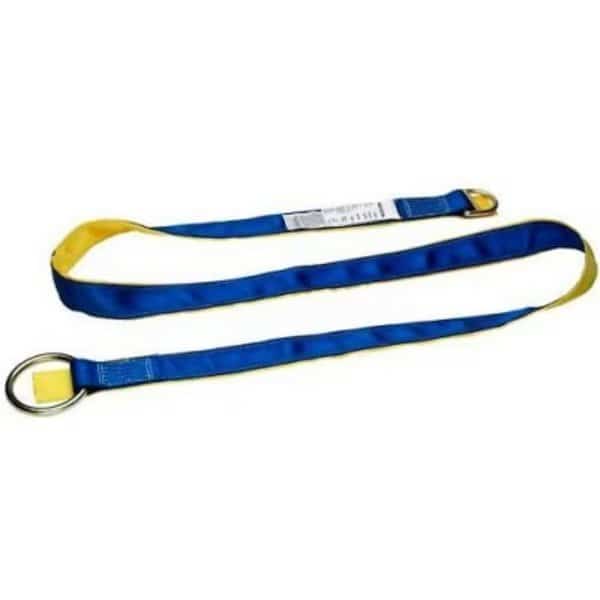 Werner Cross Arm Strap, 8'L, O-Ring, D-Ring