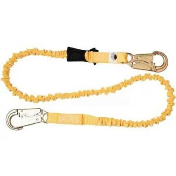 Werner SoftCoil Lanyard, 6'L, Snaphooks